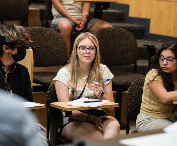 summer institute speech and debate student